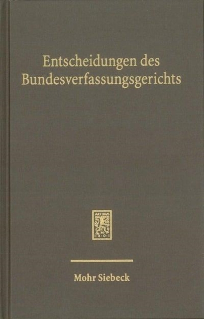 Entscheidungen des Bundesverfassungsgerichts (BVerfGE)