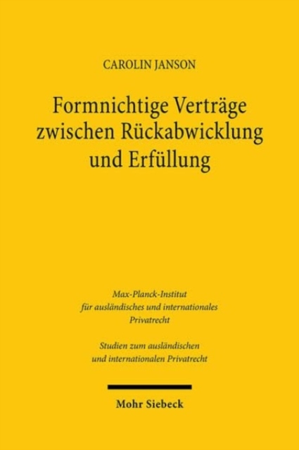 Formnichtige Vertrage zwischen Ruckabwicklung und Erfullung