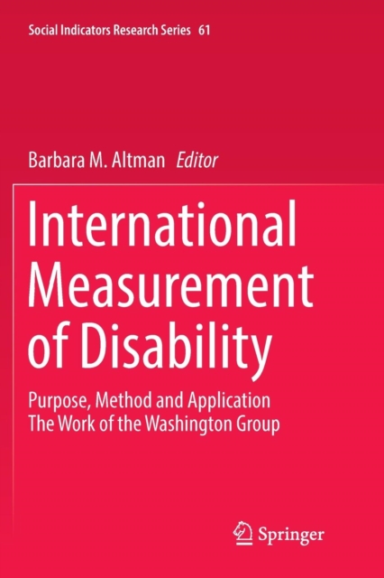 International Measurement of Disability