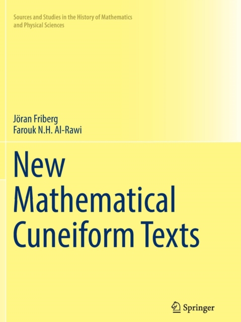 New Mathematical Cuneiform Texts