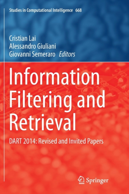 Information Filtering and Retrieval