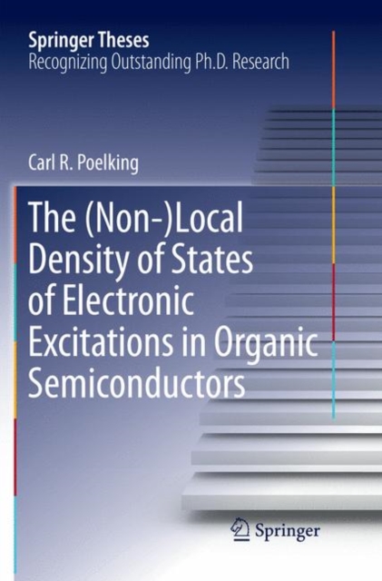 (Non-)Local Density of States of Electronic Excitations in Organic Semiconductors