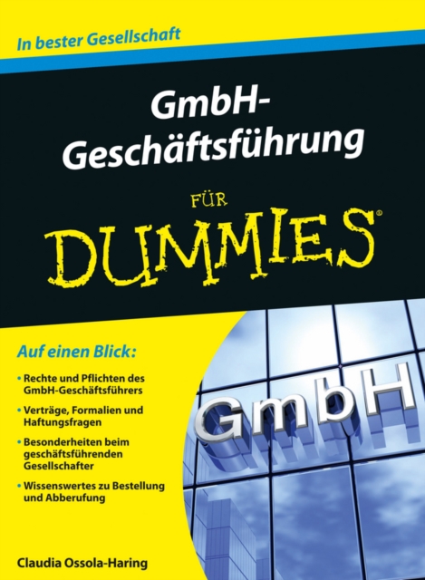 GmbH-Geschaftsfuhrung fur Dummies