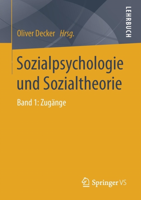 Sozialpsychologie Und Sozialtheorie