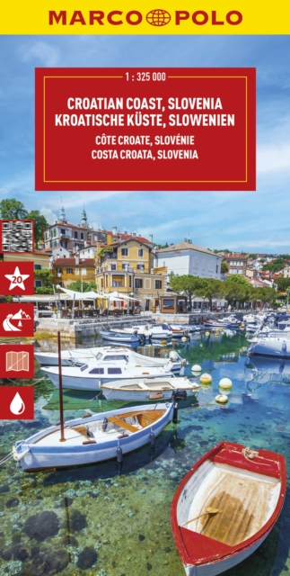 Croatia Coast and Slovenia Marco Polo Map