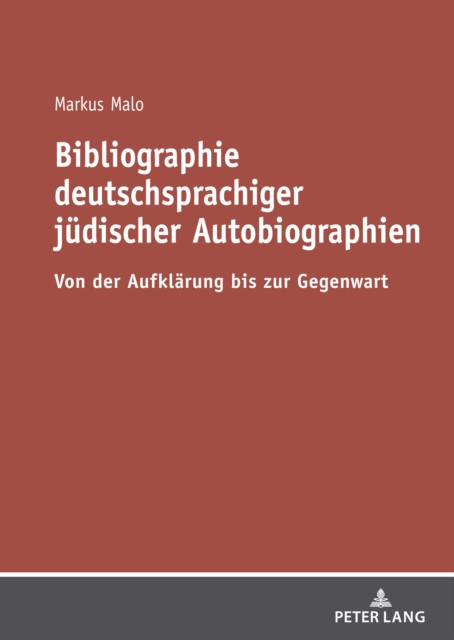 Bibliographie Deutschsprachiger Judischer Autobiographien