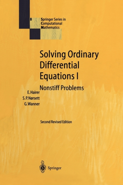 Solving Ordinary Differential Equations I
