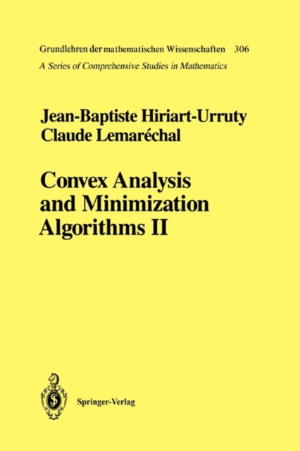Convex Analysis and Minimization Algorithms II