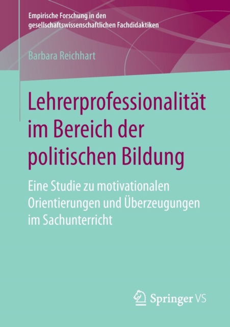 Lehrerprofessionalitat Im Bereich Der Politischen Bildung