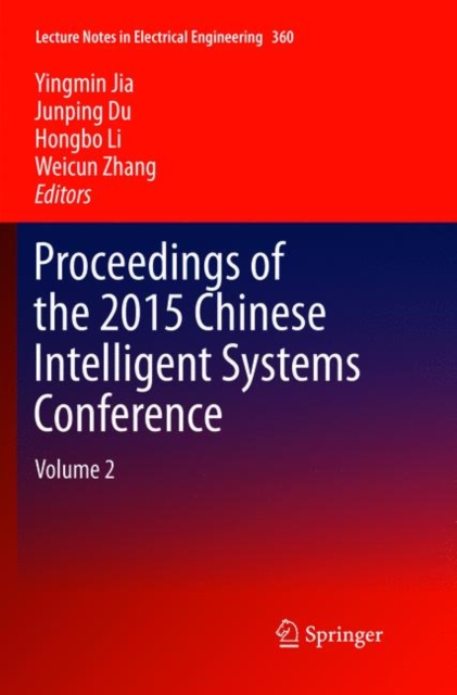 Proceedings of the 2015 Chinese Intelligent Systems Conference