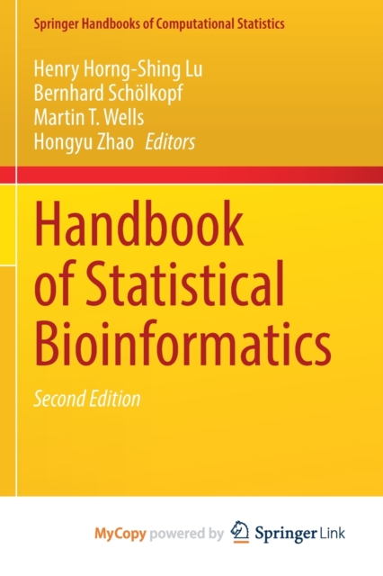 Handbook of Statistical Bioinformatics