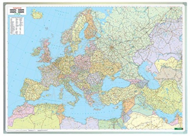 Wall Map Magnetic Marker: Europe Political 1:3,500,000