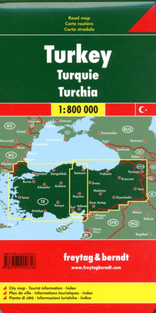 Turkey Road Map 1:800 000