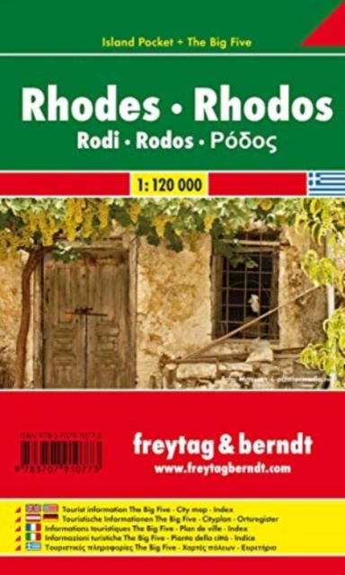 freytag & berndt Island Pocket + The Big Five Greece, Rhodes 1:120,000