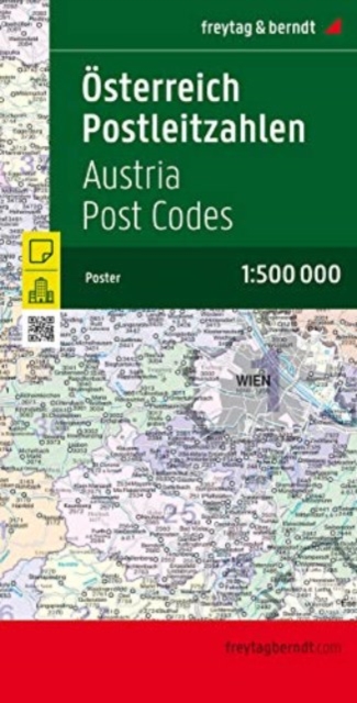 Austria Post Codes Map 1:500 000