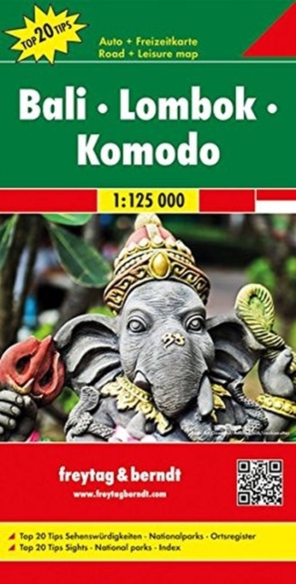 Bali - Lombok - Komodo Road Map 1:125 000