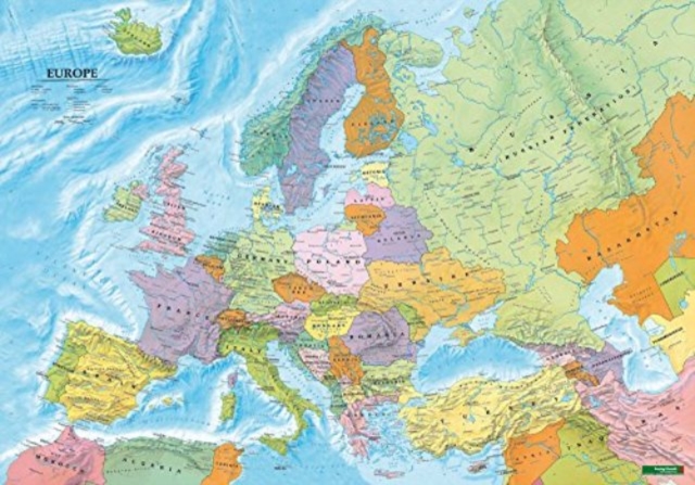 Wall Map - Marking Board: Europe political 1:6 Mill.