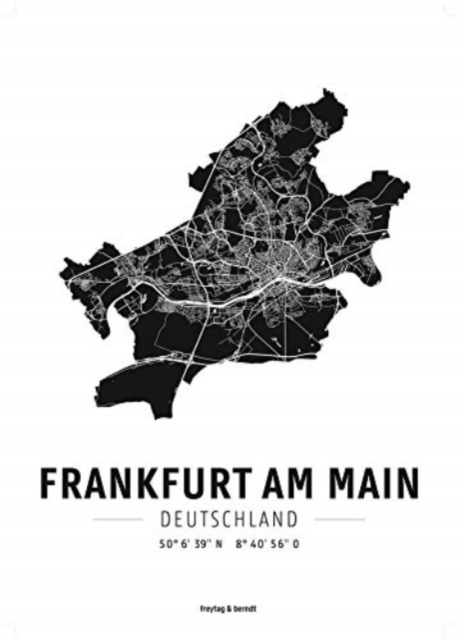 Frankfurt am Main, design poster, glossy photo paper