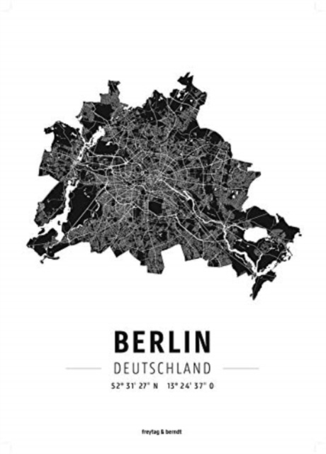 Berlin, design poster, glossy photo paper