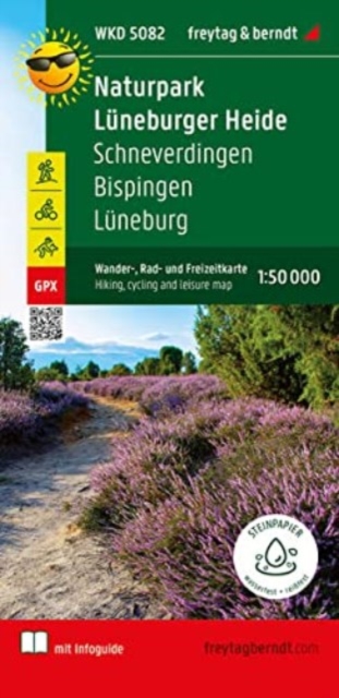 Luneburg Heath Nature Park, hiking, cycling and leisure map 1:50,000, freytag & berndt, WKD 5082, with info guide