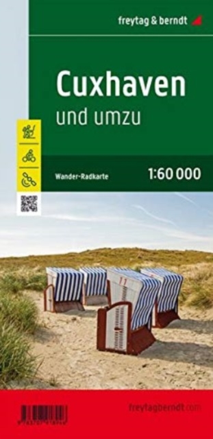 Cuxhaven and surrounding, Walking and Road map 1:60.000, Inf