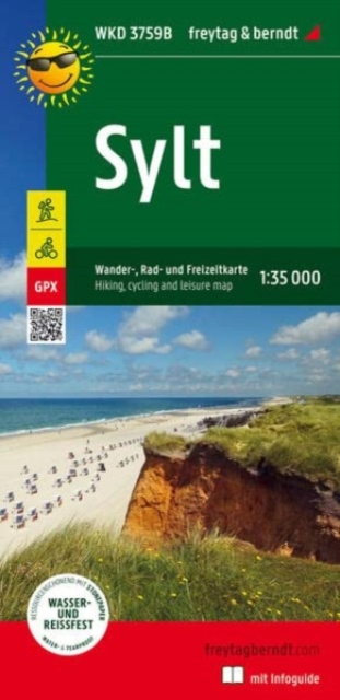 Sylt, hiking and cycling map 1:35,000