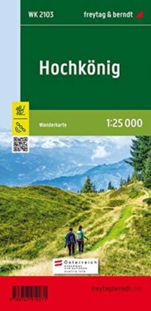 Hochkonig Walking Map 1:25 000