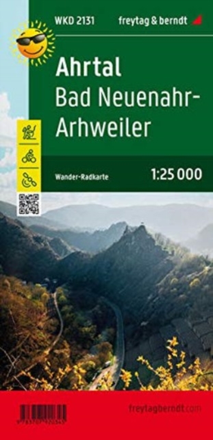 Bad Neunahr-Arhweiler and Ahr Valley, hiking map 1:25,000