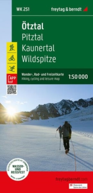 Otztal Hiking, Cycling and Leisure Map