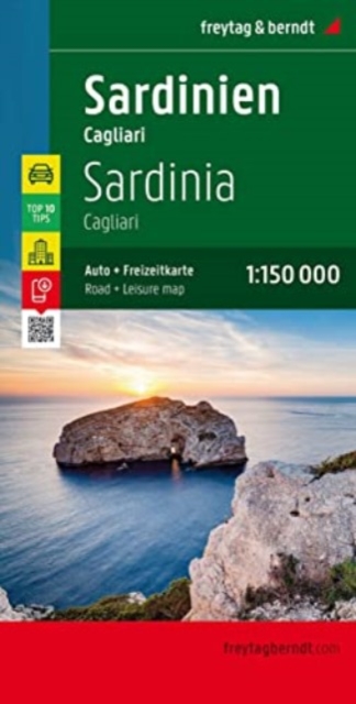 Sardinia - Cagliari, Roadmap 1:150.000