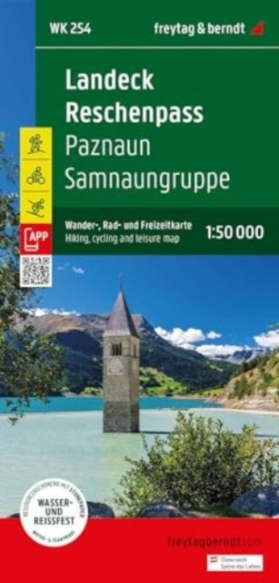 Landeck - Reschenpass Hiking, Cycling & Leisure Map