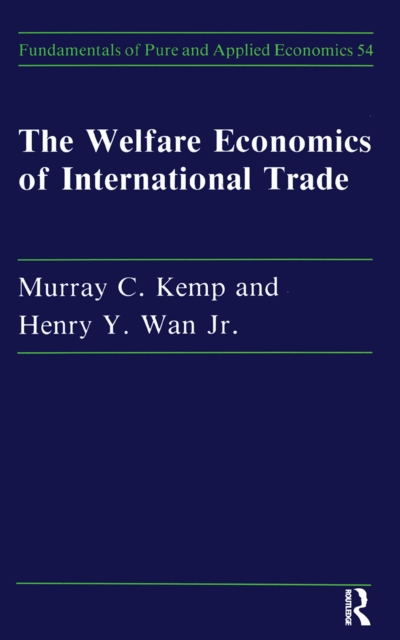 Welfare Economics Of Internati