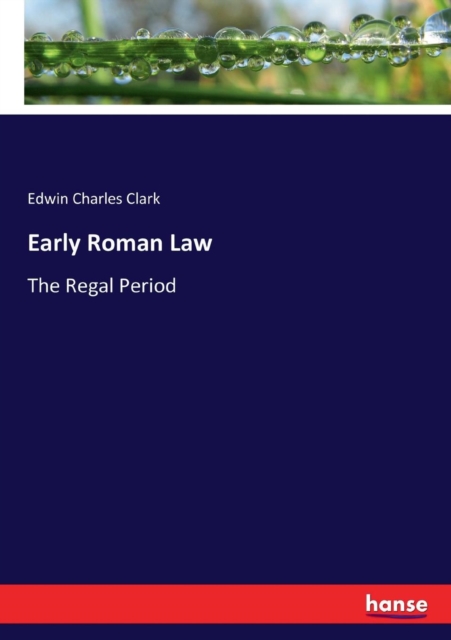 Early Roman Law