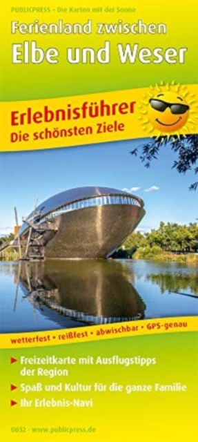 Holiday country between the Elbe and the Weser, adventure guide and map 1:160,000