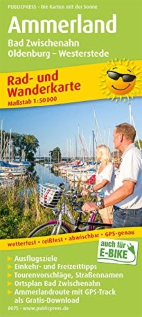 Ammerland, cycling and hiking map 1:50,000