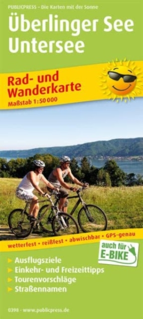 UEberlinger See - Untersee, cycling and hiking map 1:50,000