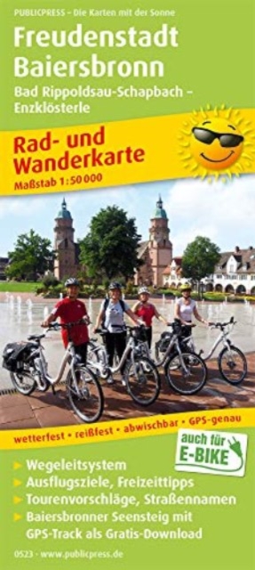 Freudenstadt - Baiersbronn, cycling and hiking map 1:50,000