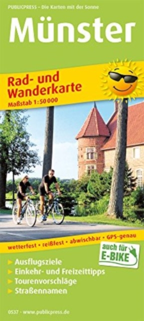 Munster, cycling and hiking map 1:50,000