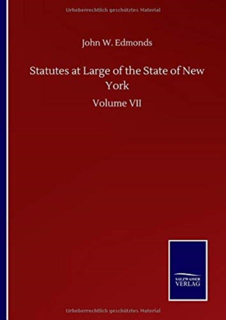 Statutes at Large of the State of New York