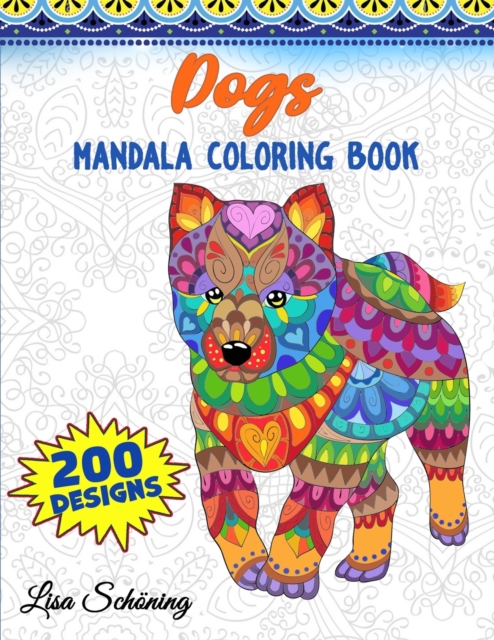 Dogs Mandala Coloring Book