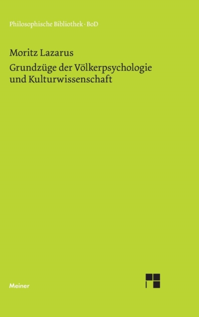 Grundzuge der Voelkerpsychologie und Kulturwissenschaft