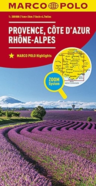 Provence, Alps, Cote d'Azur Marco Polo Map