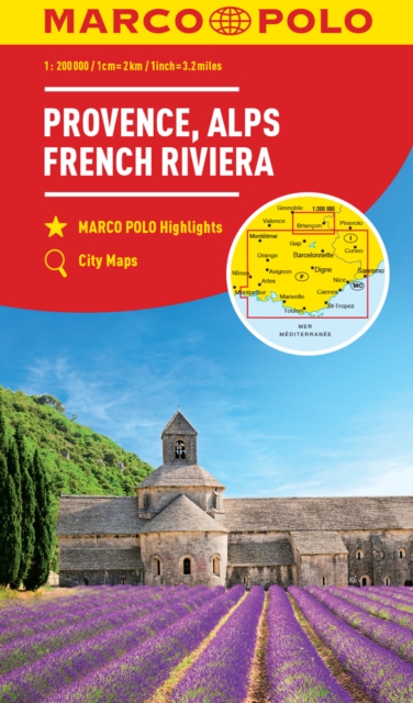 Provence, Alps, Cote d'Azur Marco Polo Map