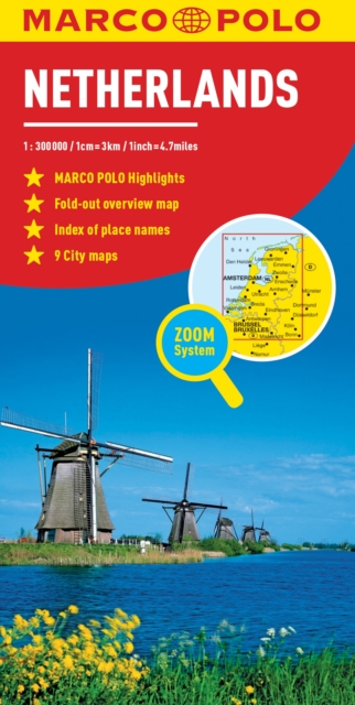 Netherlands Marco Polo Map