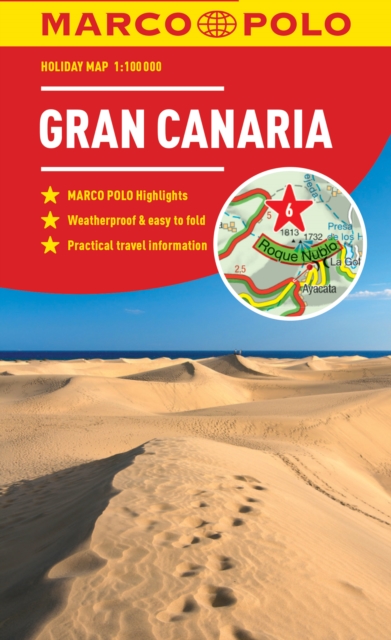 Gran Canaria Marco Polo Holiday Map - pocket size, easy fold Gran Canaria map