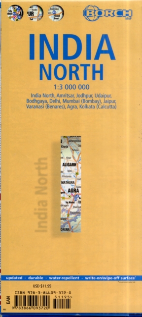 India North, Nordindien, Borch Map