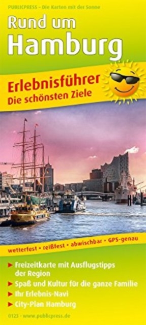 Around Hamburg, adventure guide and map 1,150,000