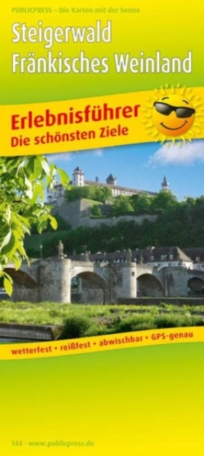 Steigerwald - Franconian wine country, adventure guide and map 1:140,000