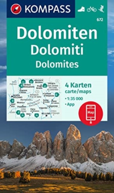 Dolomiten 4-K-Set D/E/I