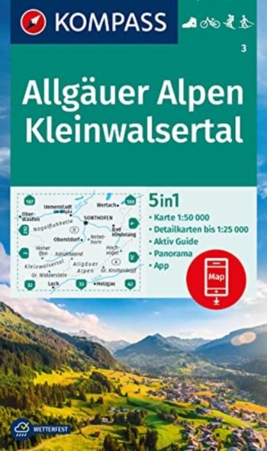 Allgauer Alpen / Kleinwalsertal + Aktiv Guide